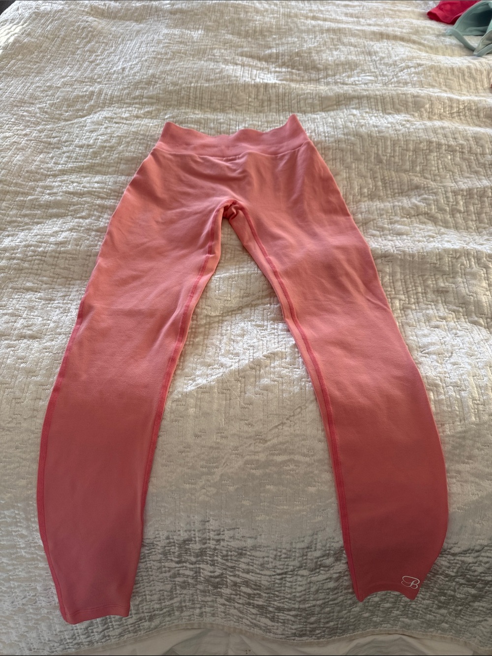 Bombshell Sportswear Coral Pink Yoga Leggings